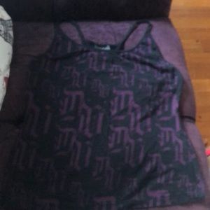 Versace Jeans Purple & Black Tank Top🖤💜